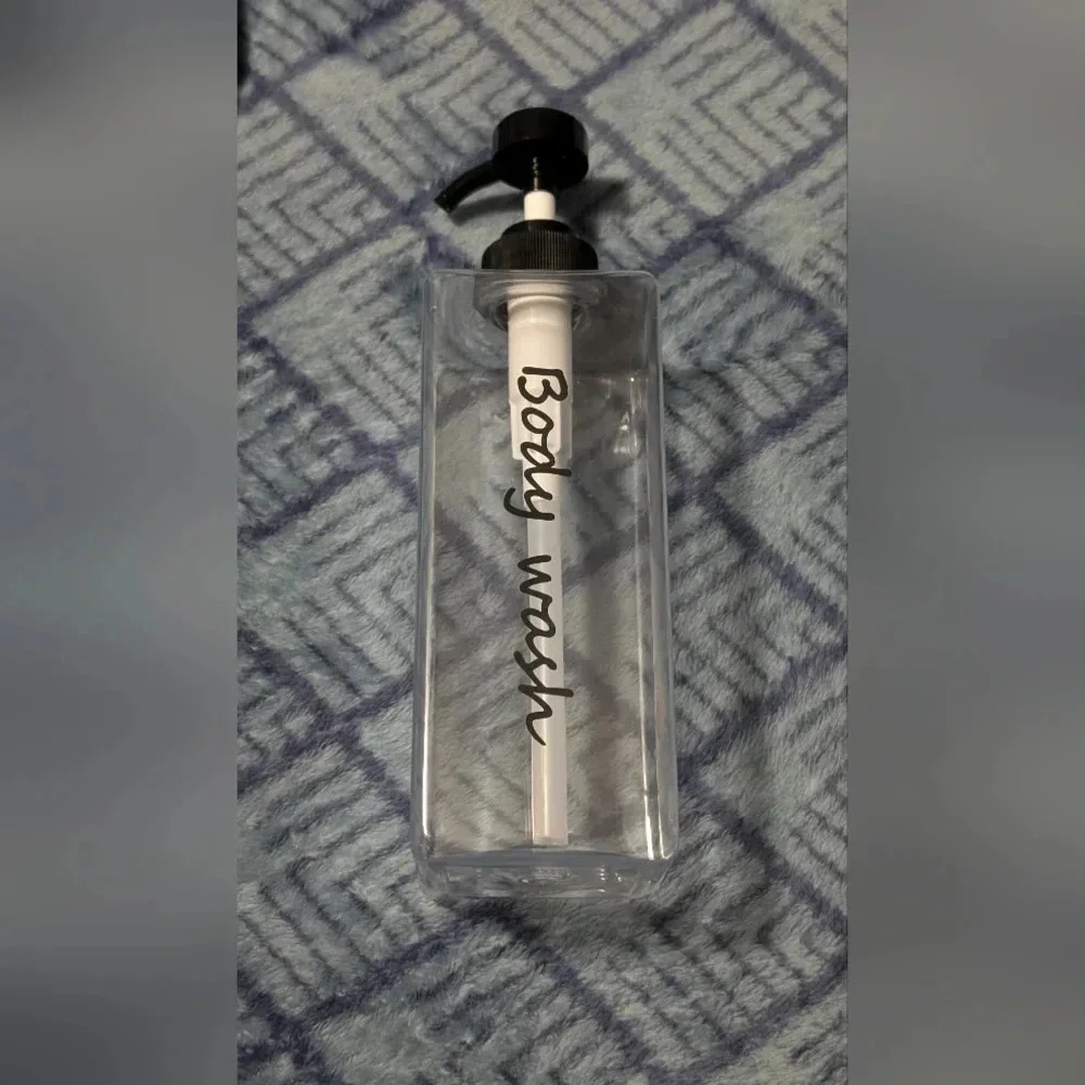 Refillable Body Wash Bottle (Clear 21oz) (New)
